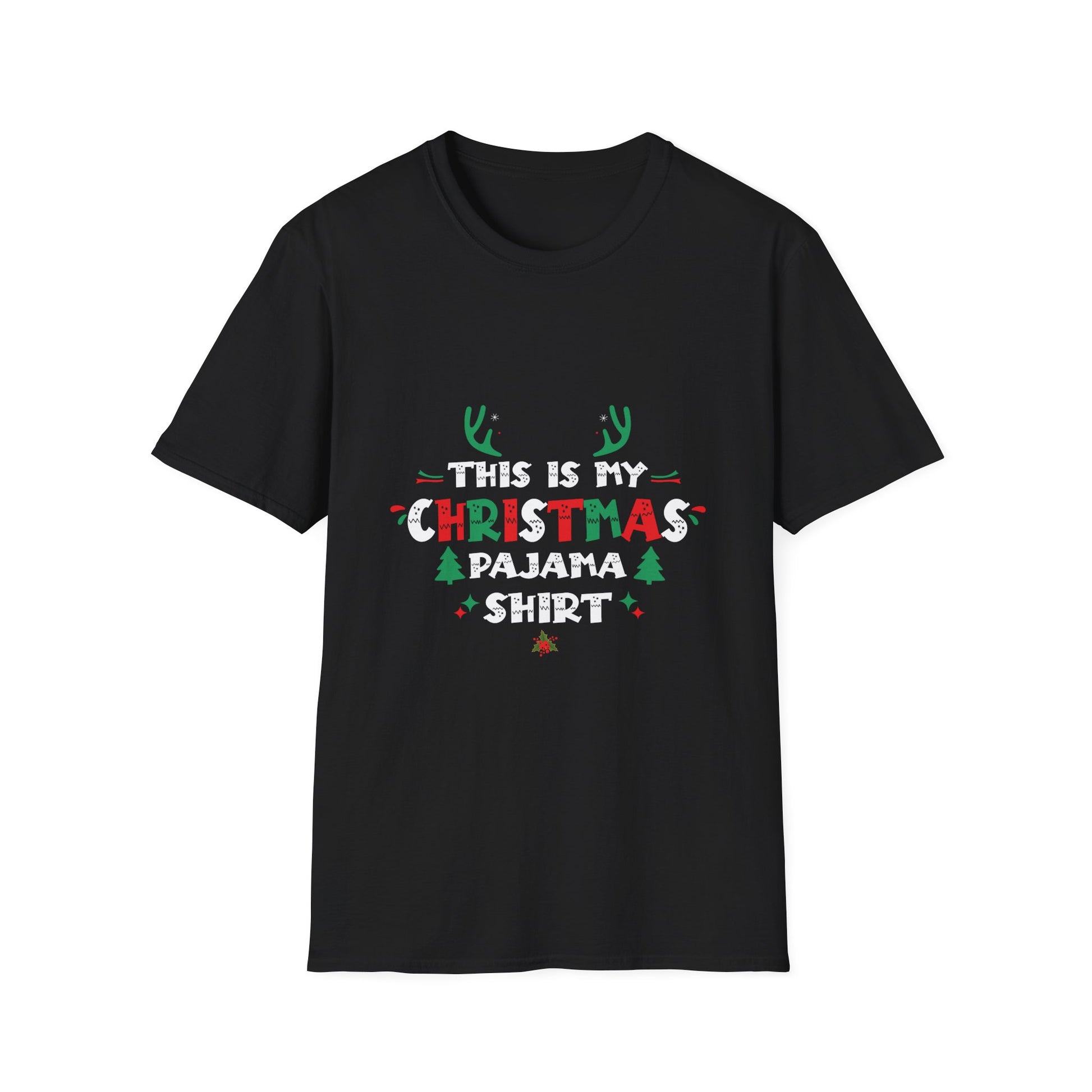Christmas Pajama Shirt Tee — "This Is My Christmas Pajama Shirt" Holiday T-Shirt
