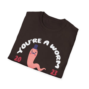You’re a Worm With a Mustache Reunion Watch Party T-Shirt