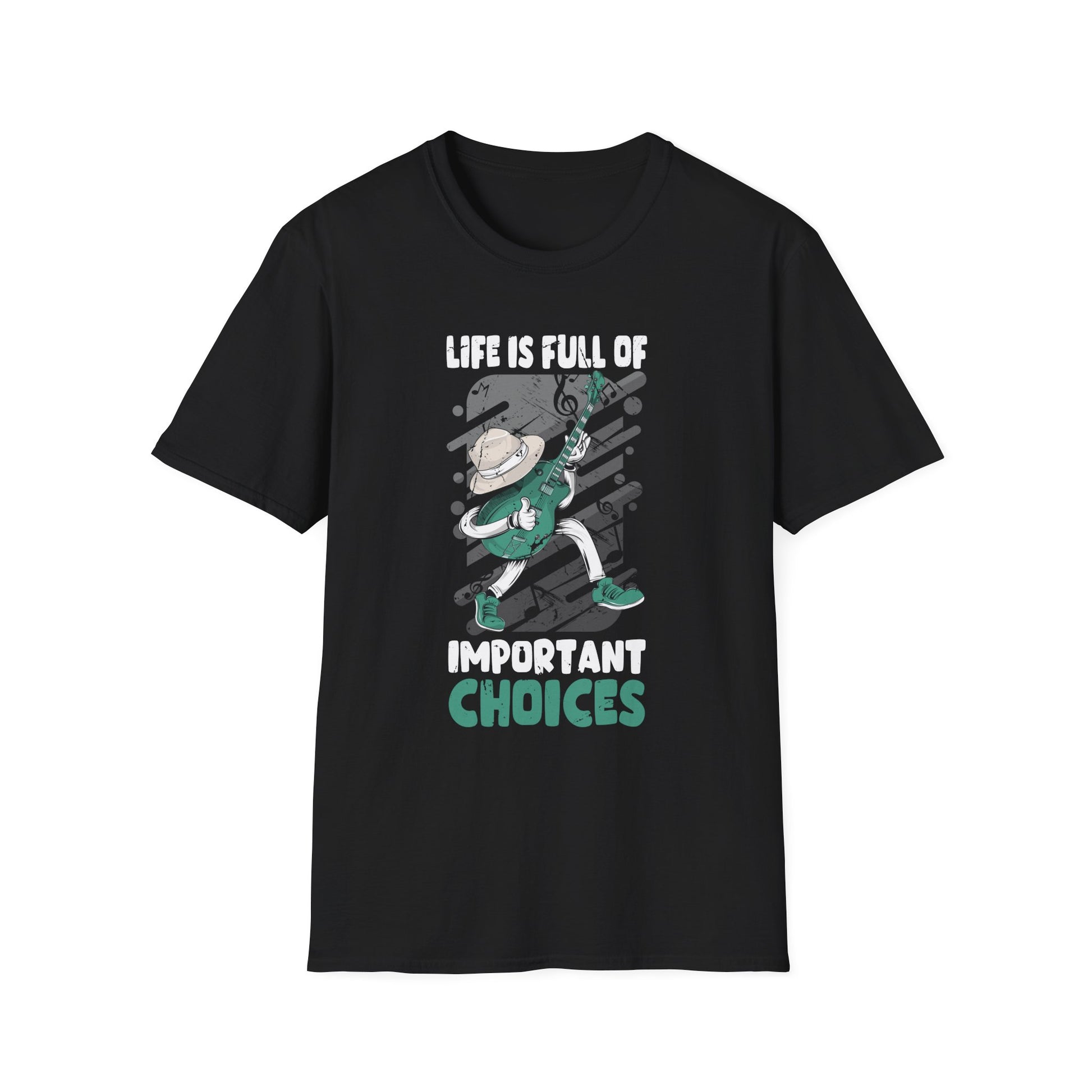 Blues Music Guitar funny for Guitarist Guitar Player Vintage Unisex T-Shirt