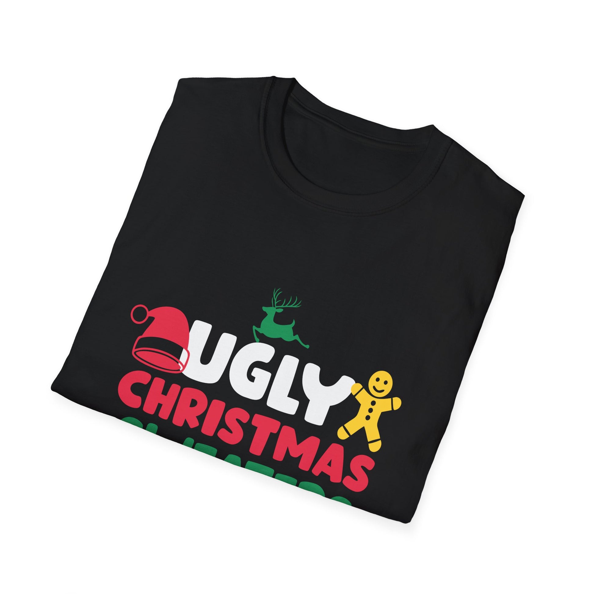 Funny Christmas T-Shirt — "Ugly Christmas Sweaters Are Hot and Overrated" Holiday Tee