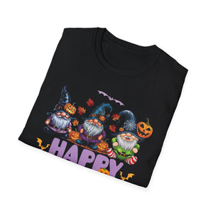 Happy Halloween Gnomes T-Shirt — Cute Spooky Pumpkin Gnome Halloween Tee