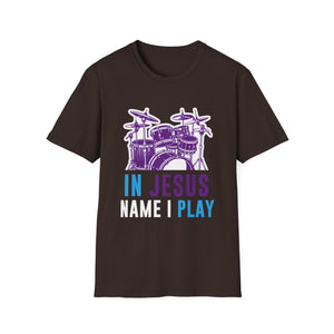 BoredKoalas Jesus Name I Play Drums Unisex T-Shirt