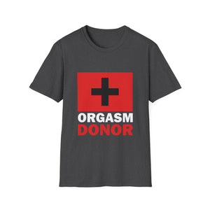 Orgasm Donor Funny Lazy Halloween Costume T-Shirt