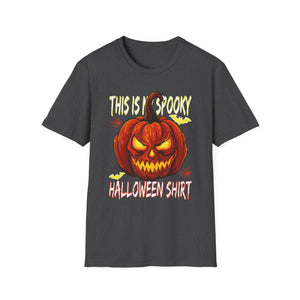 This Is My Spooky Halloween Shirt T-Shirt — Jack-O'-Lantern Horror Graphic Tee