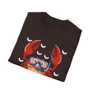 Happy Halloween Boo Spiders Witch Hat Halloween Tee Unisex Softstyle T-Shirt