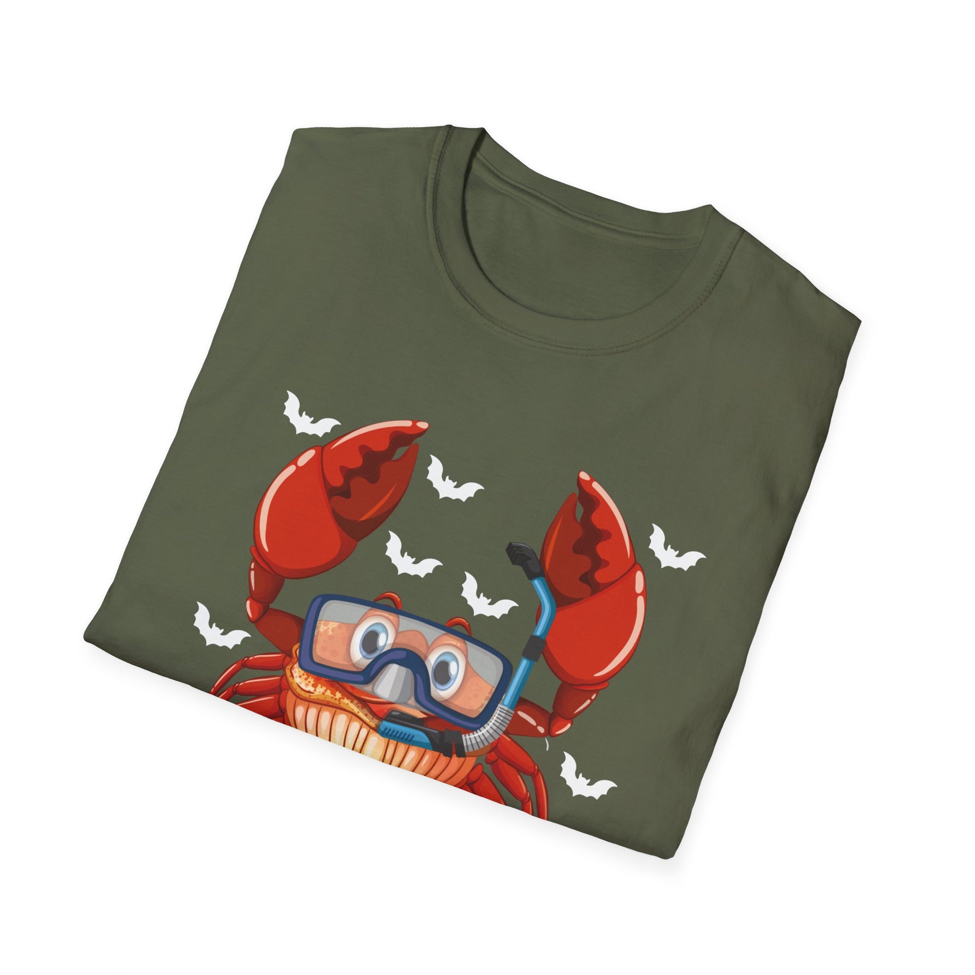 Happy Halloween Boo Spiders Witch Hat Halloween Tee Unisex Softstyle T-Shirt