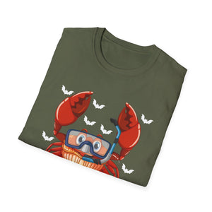 Happy Halloween Boo Spiders Witch Hat Halloween Tee Unisex Softstyle T-Shirt