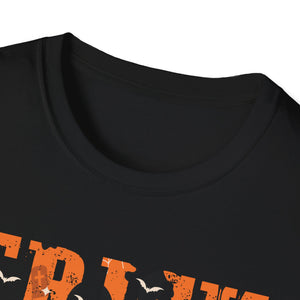 Trick or Teach Halloween T-Shirt — Cute Ghost & Pumpkin Teacher Tee