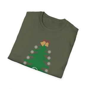 Golf Christmas Tree T-Shirt — Holiday Golfers Funny Golf Ornament Tee