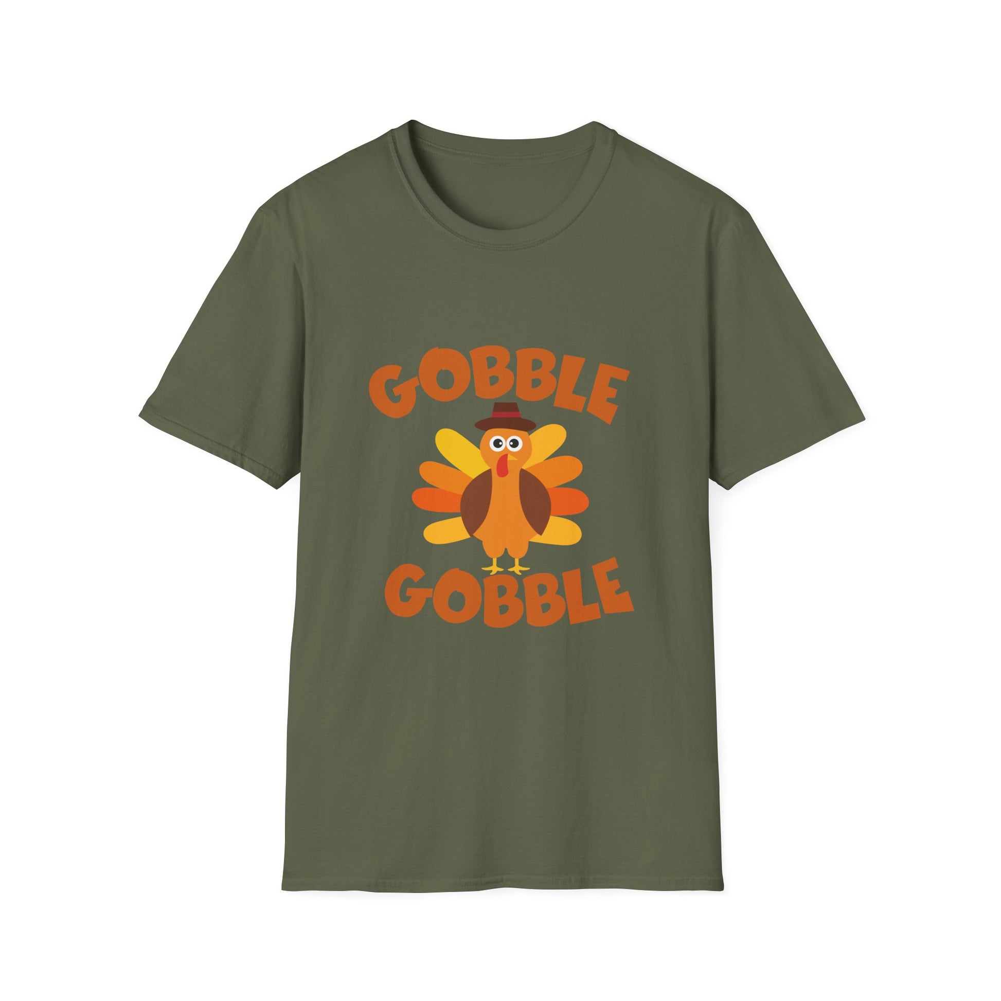 Gobble Gobble Turkey T-Shirt — Cute Thanksgiving Tee for Kids & Adults