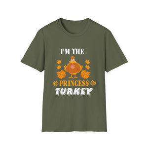 I'm the Princess Turkey T-Shirt — Cute Thanksgiving Tee for Women & Kids