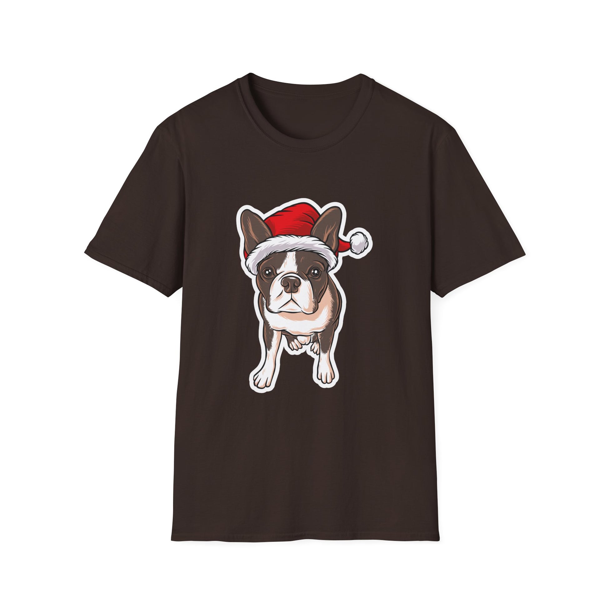 Christmas French Bulldog Outfit Santa Christmas Unisex T-Shirt