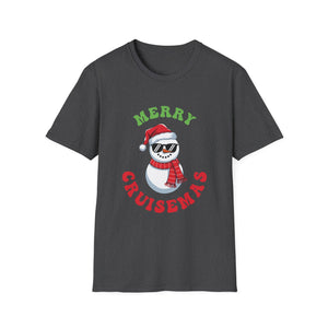 Merry Cruisemas 2025 Christmas Santa Snowman Cruise T-Shirt