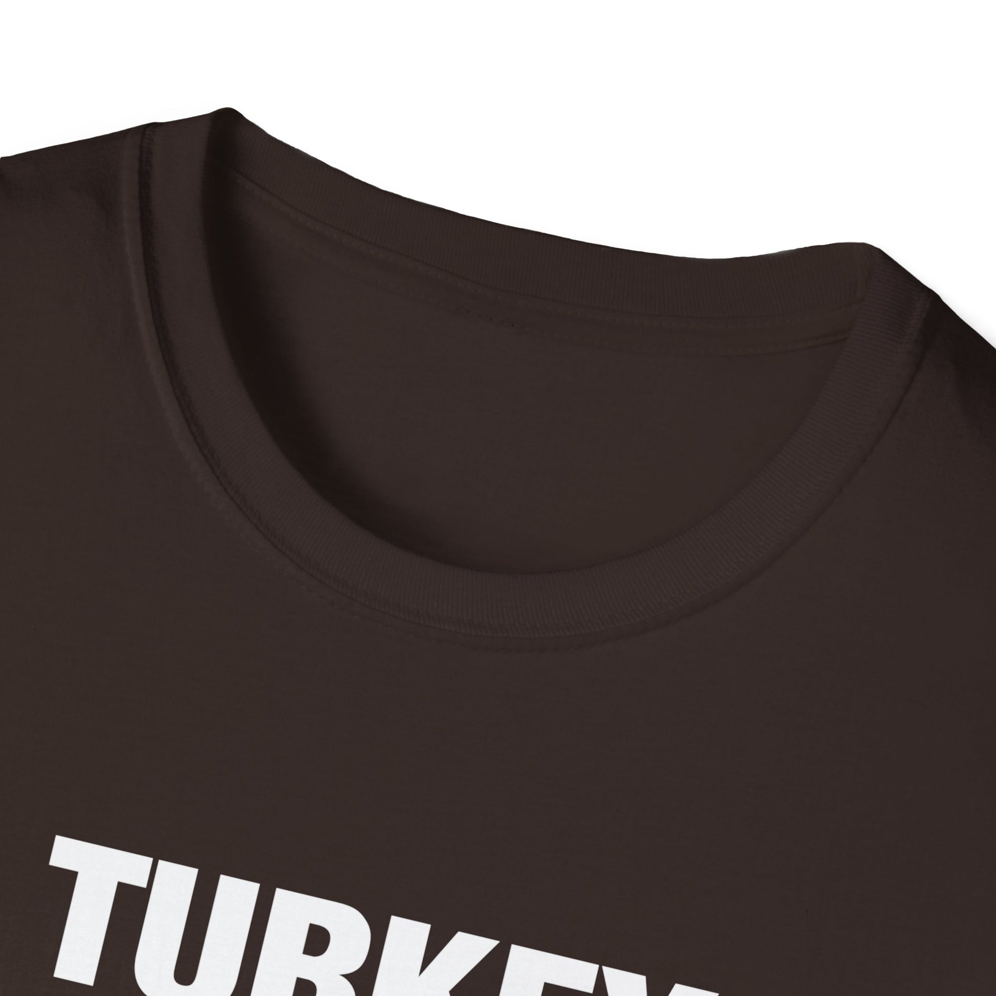 Turkey Moo Funny Thanksgiving Unisex Softstyle T-Shirt