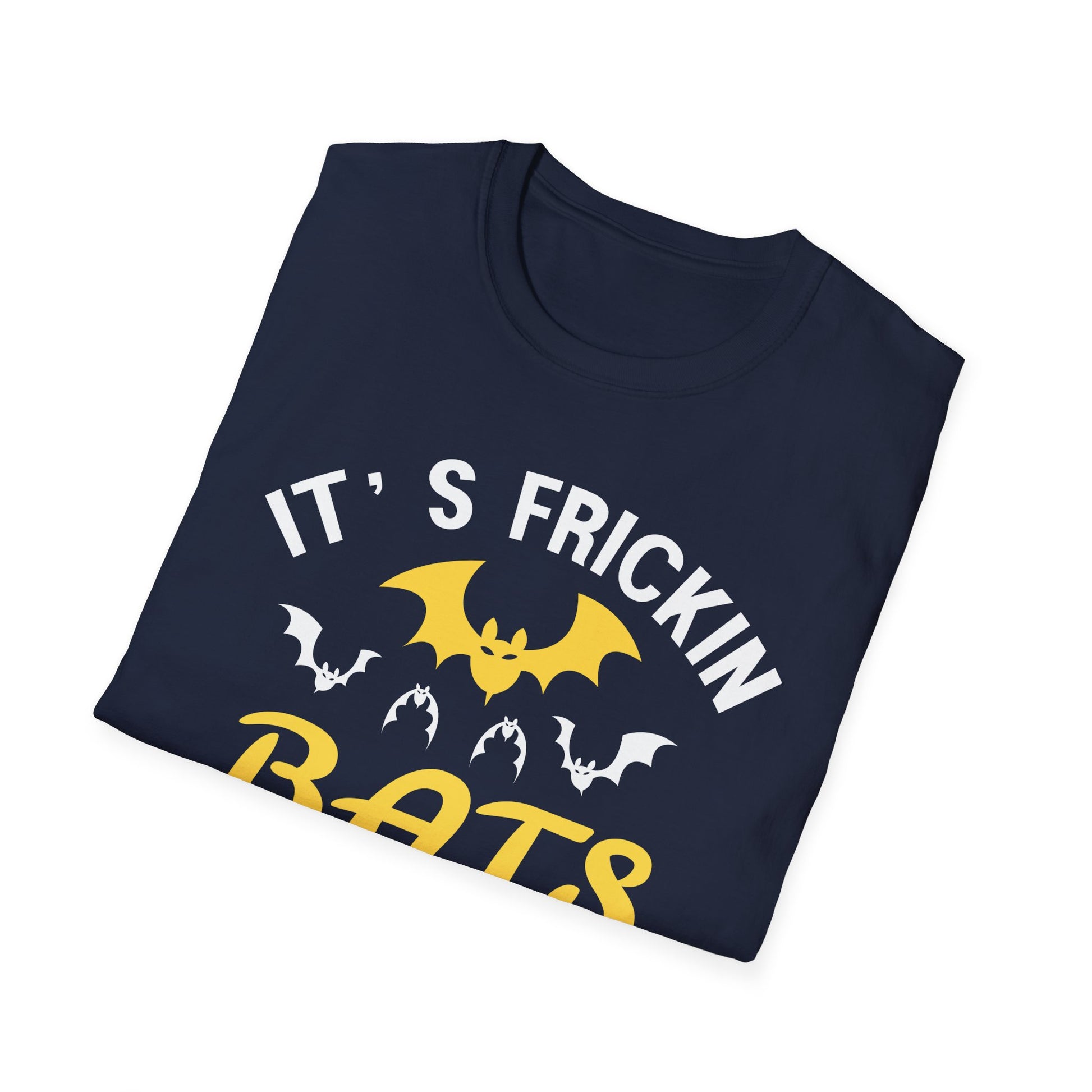 Halloween Bat T-Shirt — "It's Frickin Bats I Love Halloween" Graphic Tee