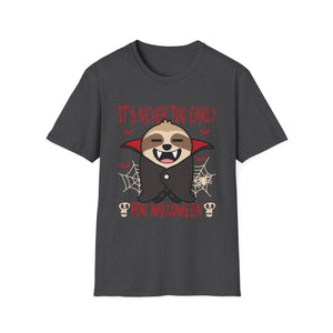Sloth Vampire Halloween T-Shirt – 