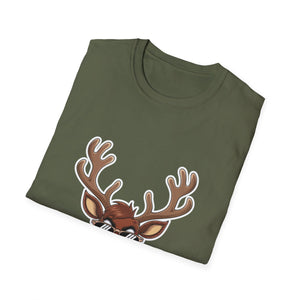 Reindeer Sunglasses T-Shirt — Cool Rudolph Christmas Tee