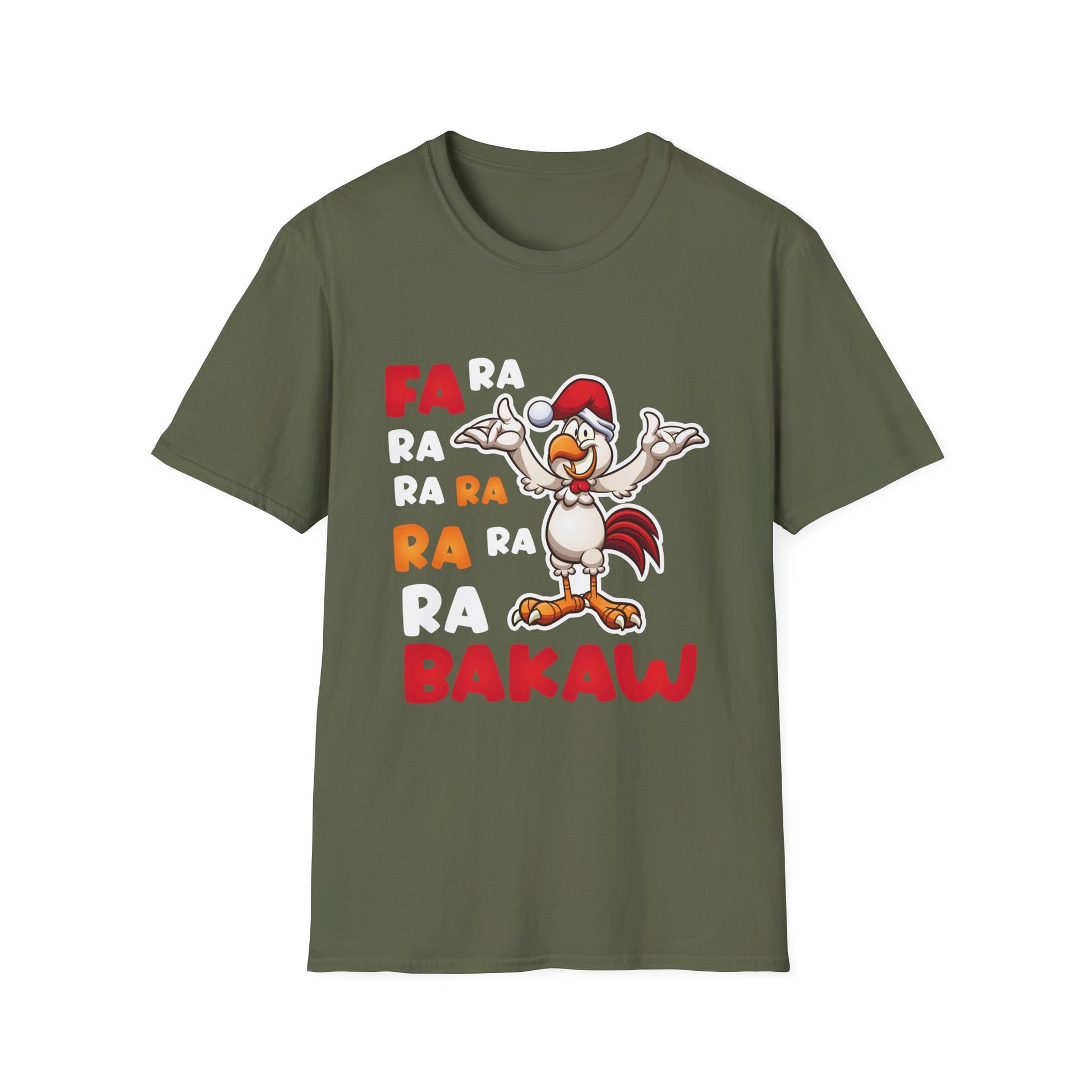 Christmas Chicken Caroling Ugly Christmas Knitted Cardigan Unisex T-Shirt