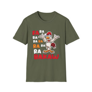 Christmas Chicken Caroling Ugly Christmas Knitted Cardigan Unisex T-Shirt