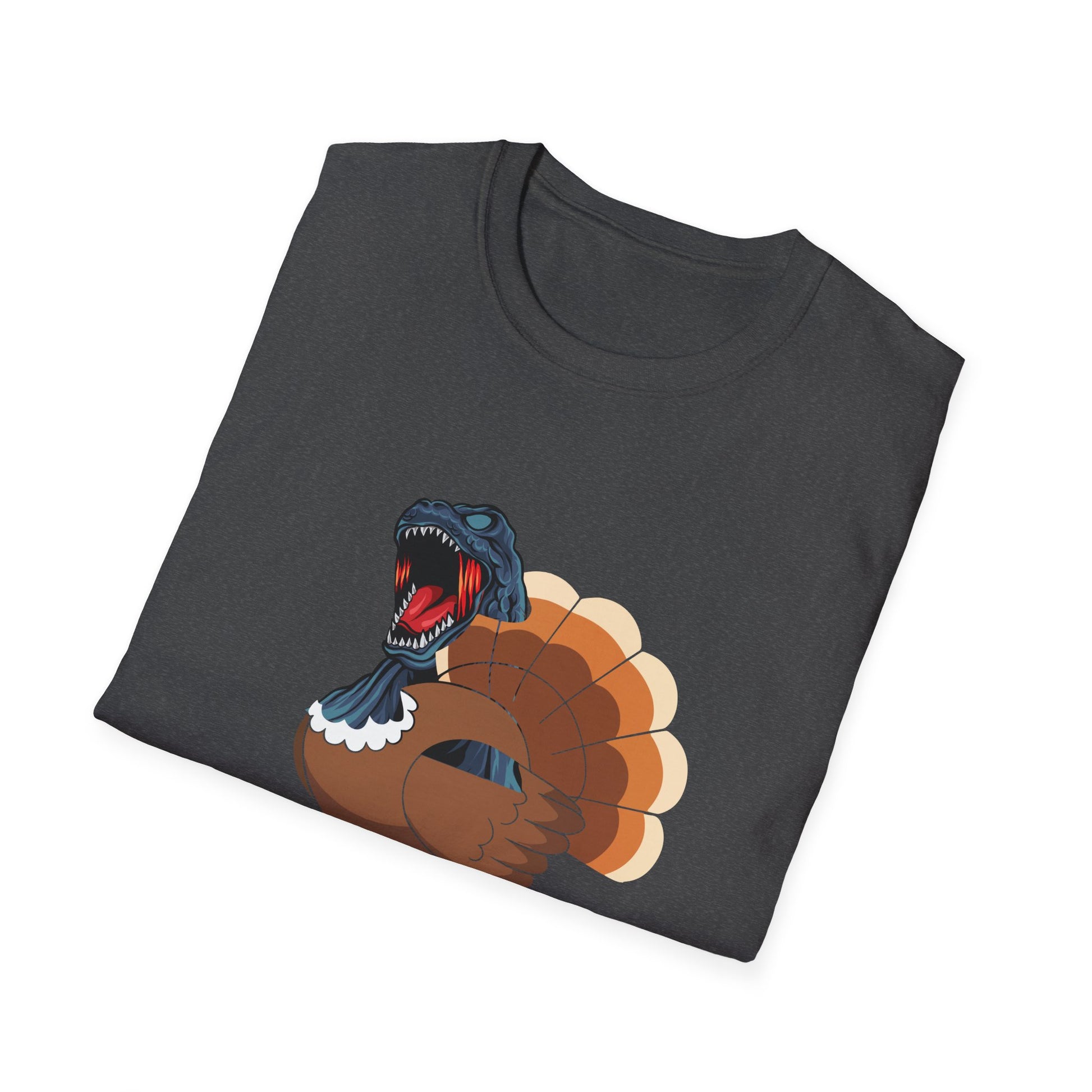 Gobblezilla Unisex Softstyle T-Shirt - Fun Thanksgiving Tee