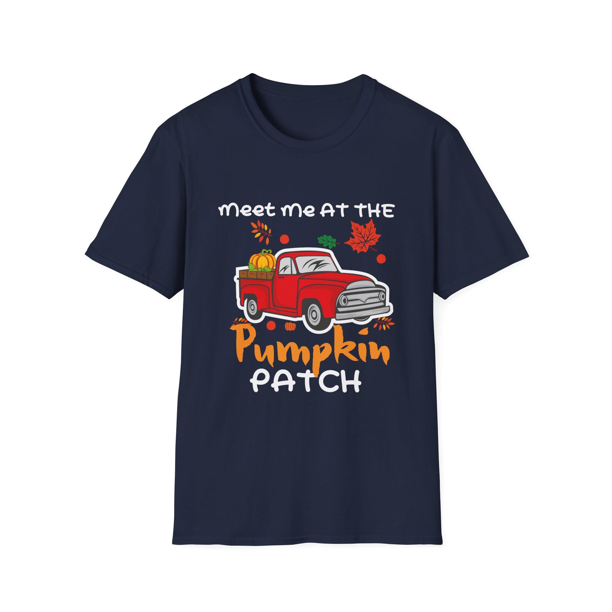 Meet Me at the Pumpkin Patch T-Shirt — Red Truck Fall Harvest Tee  Unisex T-Shirt