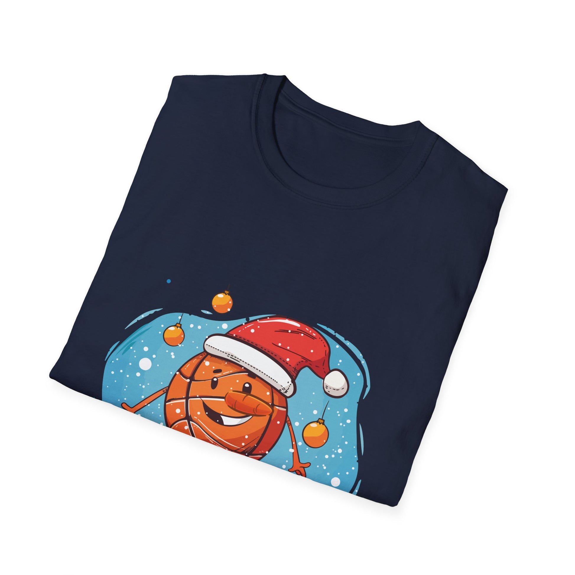 Christmas Basketball Snowman Shirt Basketball Christmas Unisex T-Shirt