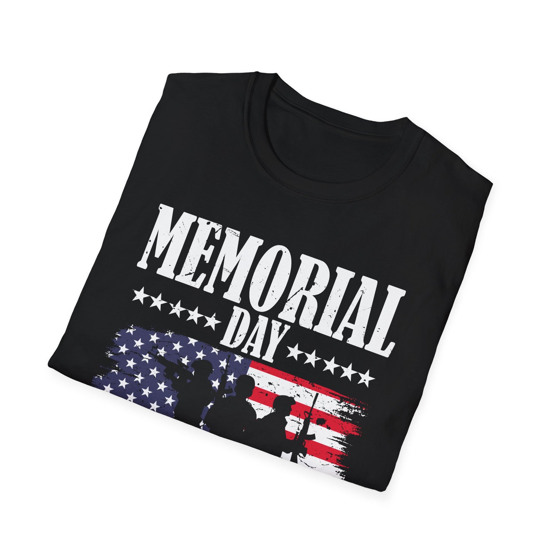 Memorial Day USA Flag Remember Honor Patriot Men Women Kids Unisex T-Shirt