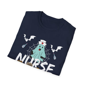 Cute Halloween Nurse Nursing Zombie Halloween Pattern TeeUnisex Softstyle T-Shirt