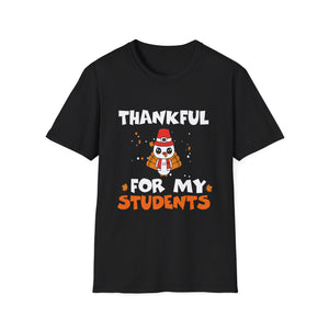 Thankful For My Students T-Shirt — Cute Thanksgiving Teacher Tee