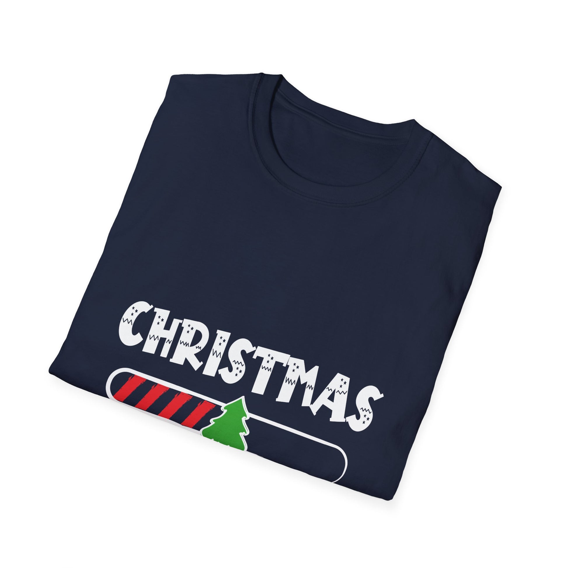 Christmas Is Loading T-Shirt – Holiday Progress Bar Funny Xmas Tee