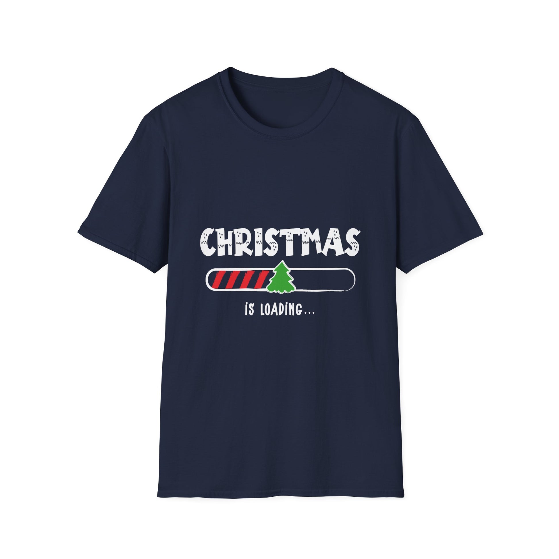 Christmas Is Loading T-Shirt – Holiday Progress Bar Funny Xmas Tee