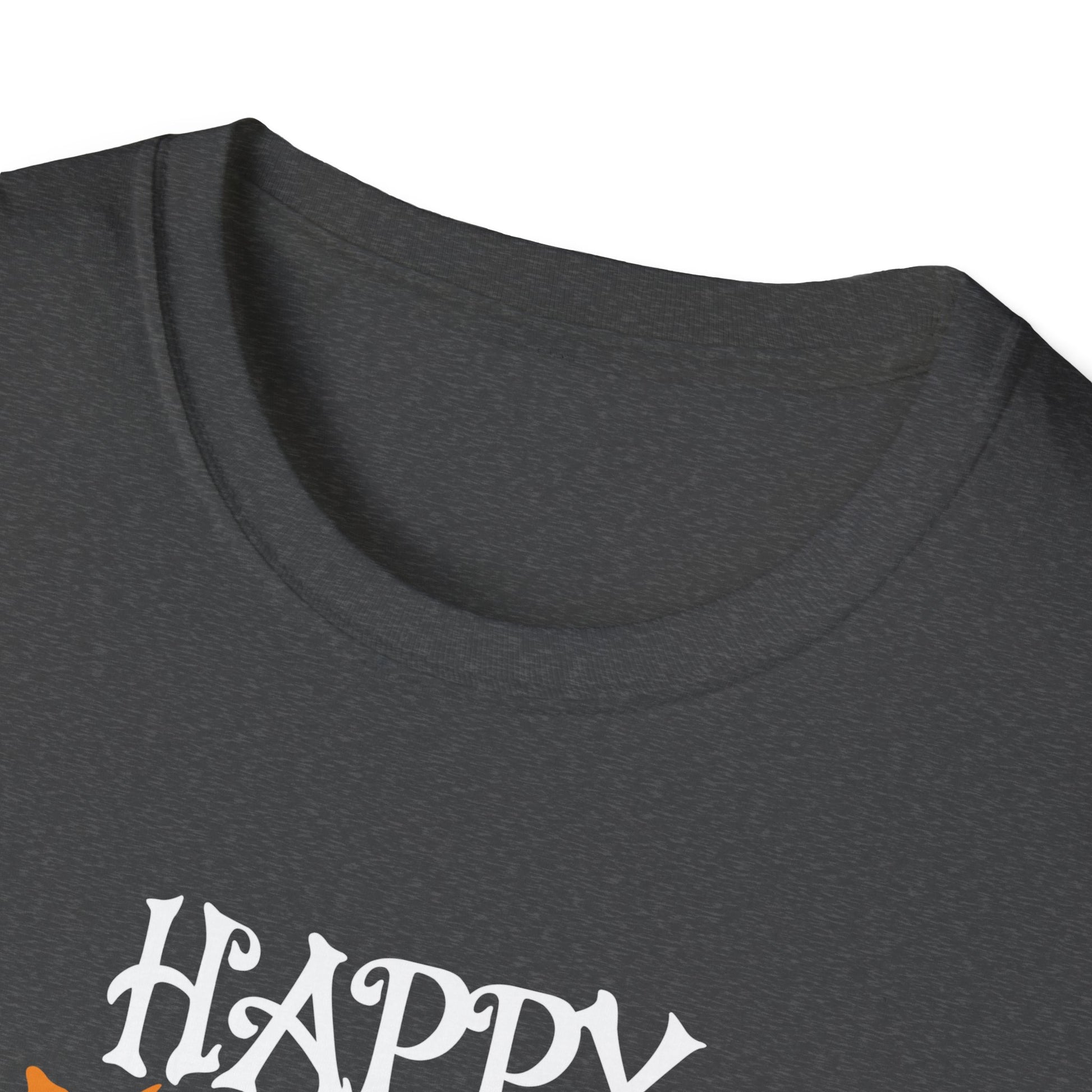Halloween Birthday T-Shirt – “Happy Halloween And Yes It’s My Birthday” Pumpkin & Witch Tee