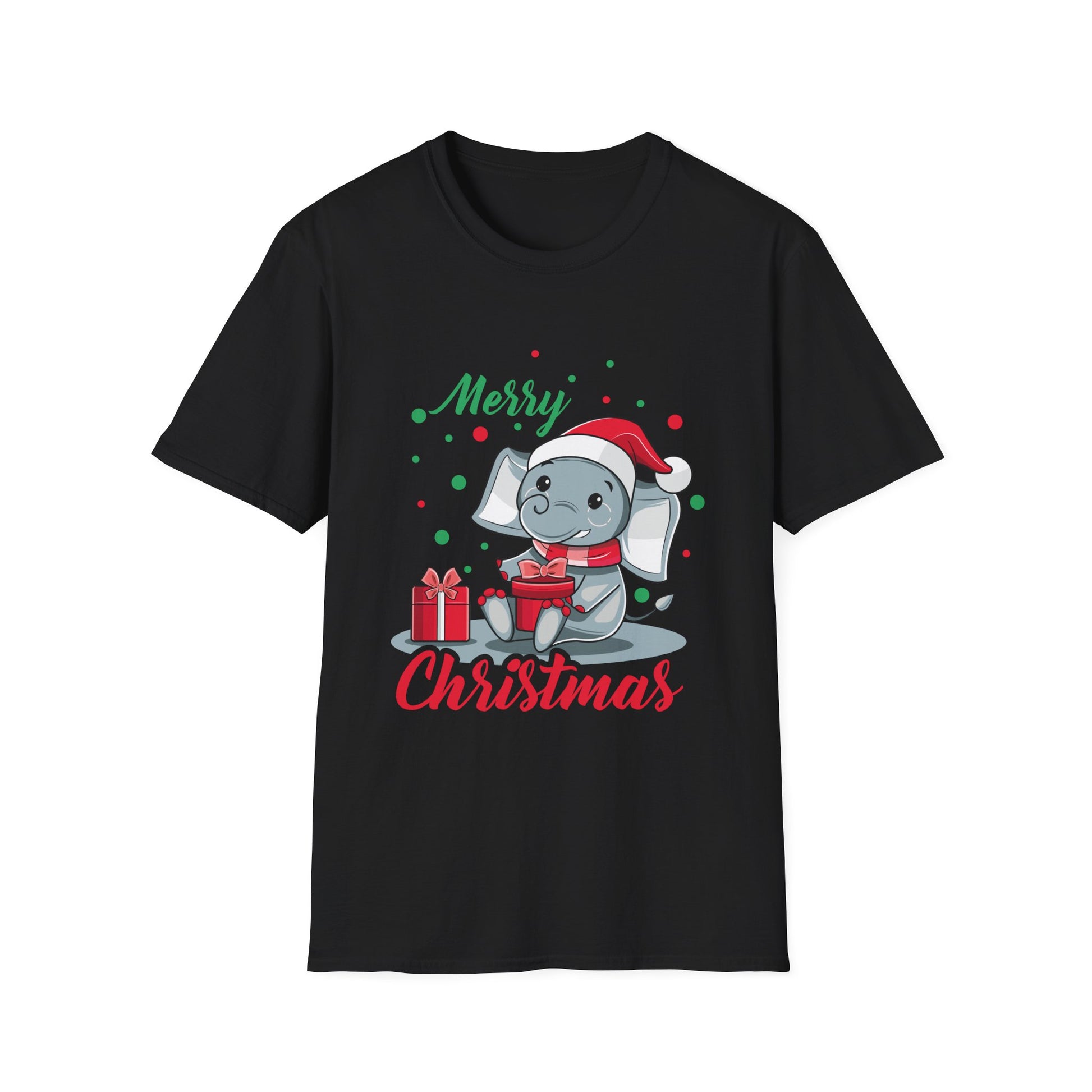 Christmas Elephant - Sweet Christmas Animals Unisex T-Shirt