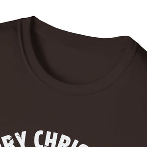 Merry Christmas in July T-Shirt – Santa on the Beach Graphic Tee