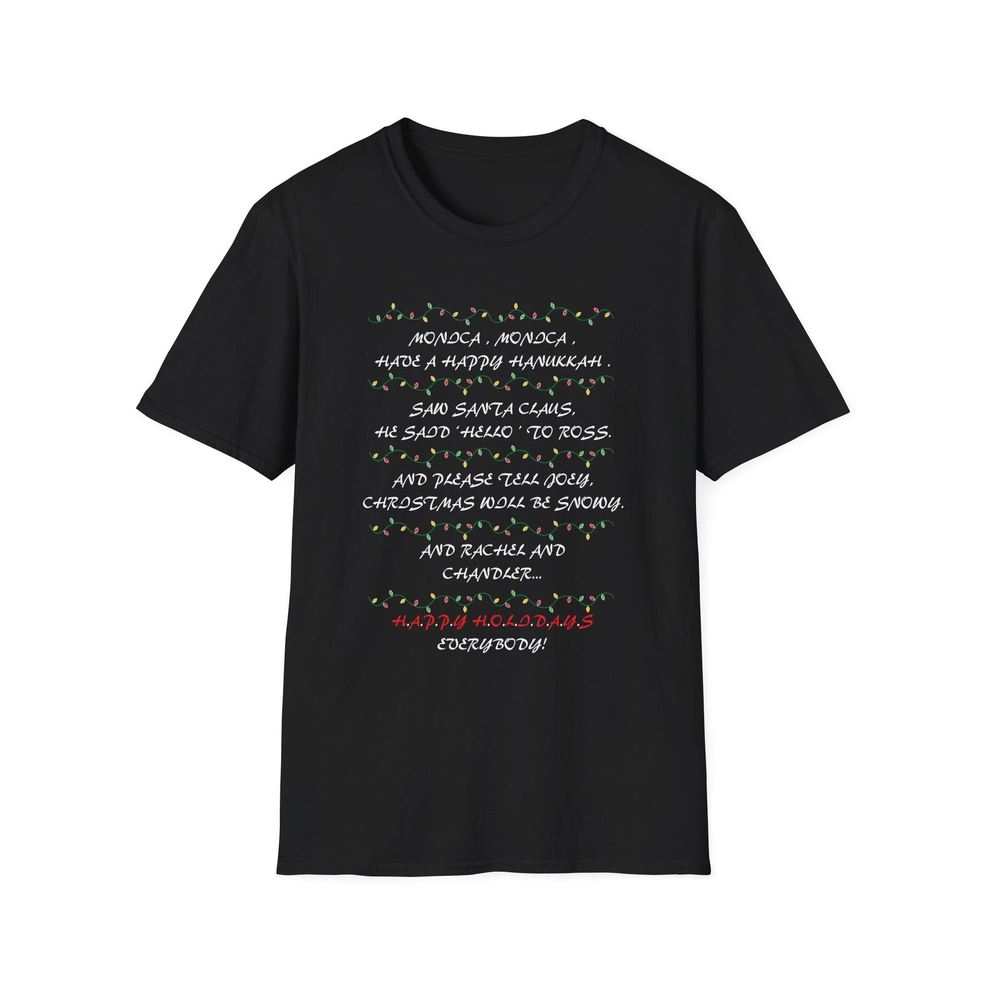 Christmas Carol Lyrics T-Shirt — 'Deck the Halls' Holiday Graphic Tee