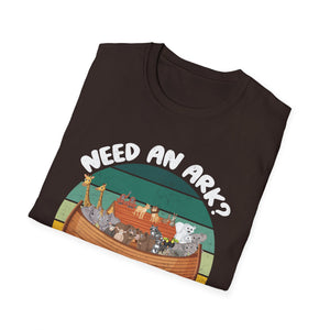 Noah Ark Funny T-Shirt – “Need an Ark? I Noah Guy” Christian Vintage Tee