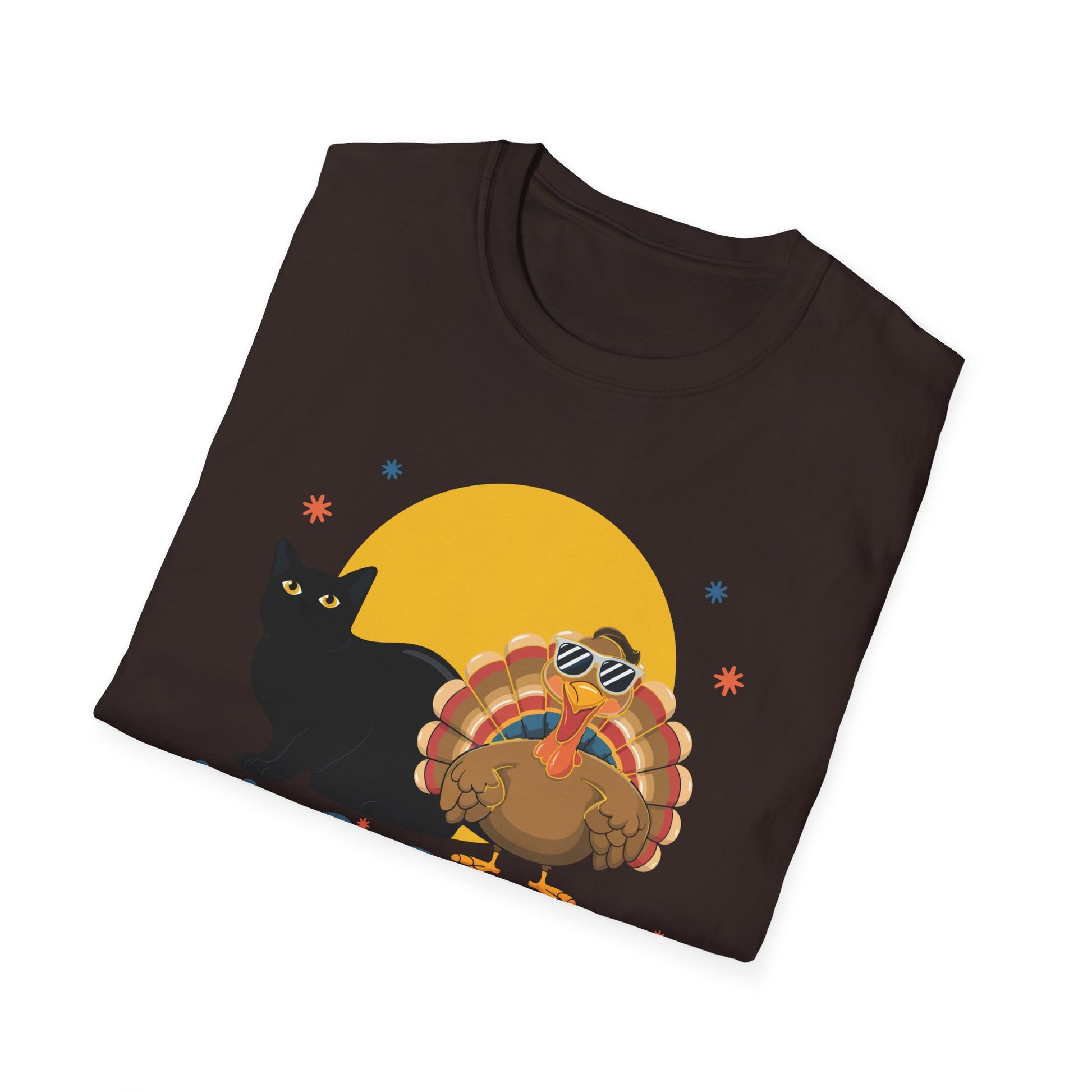 Thanksgiving Turkey T-Shirt — Cute "Happy Thanksgiving" Holiday Tee  Unisex T-Shirt