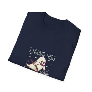 I Found This Humerus Bone Joke Funny Halloween Halloween TeeUnisex Softstyle T-Shirt