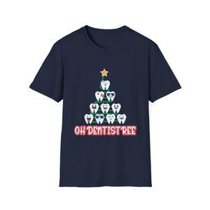 Oh Dentistree T-Shirt — Funny Dental Christmas Tee for Dentists & Hygienists