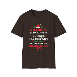 Christmas Shirt For Grandpa Xmas Christmas Granddad Unisex T-Shirt