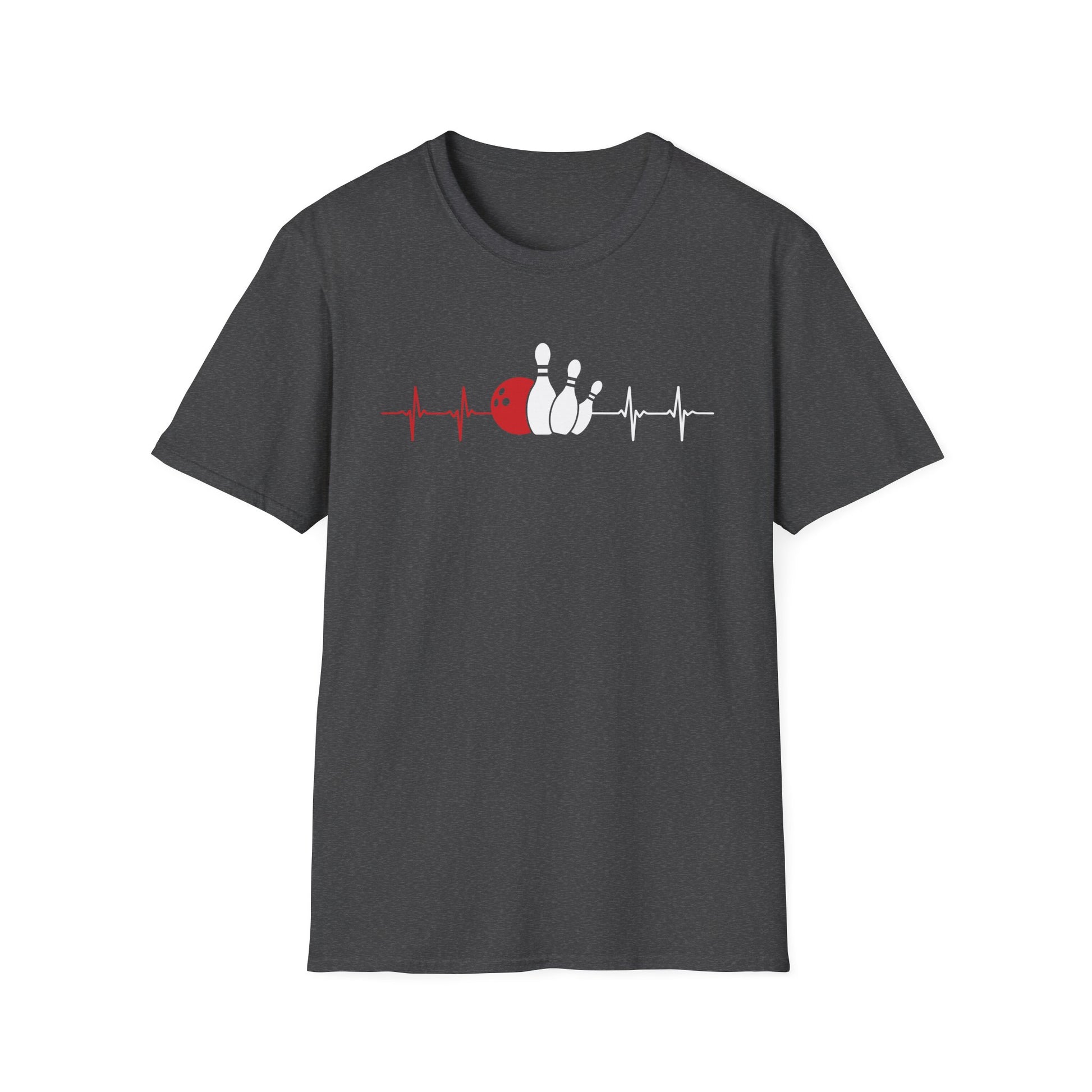 Heartbeat Bowling ECG Pulse Bowling Ball Bowler Unisex T-Shirt