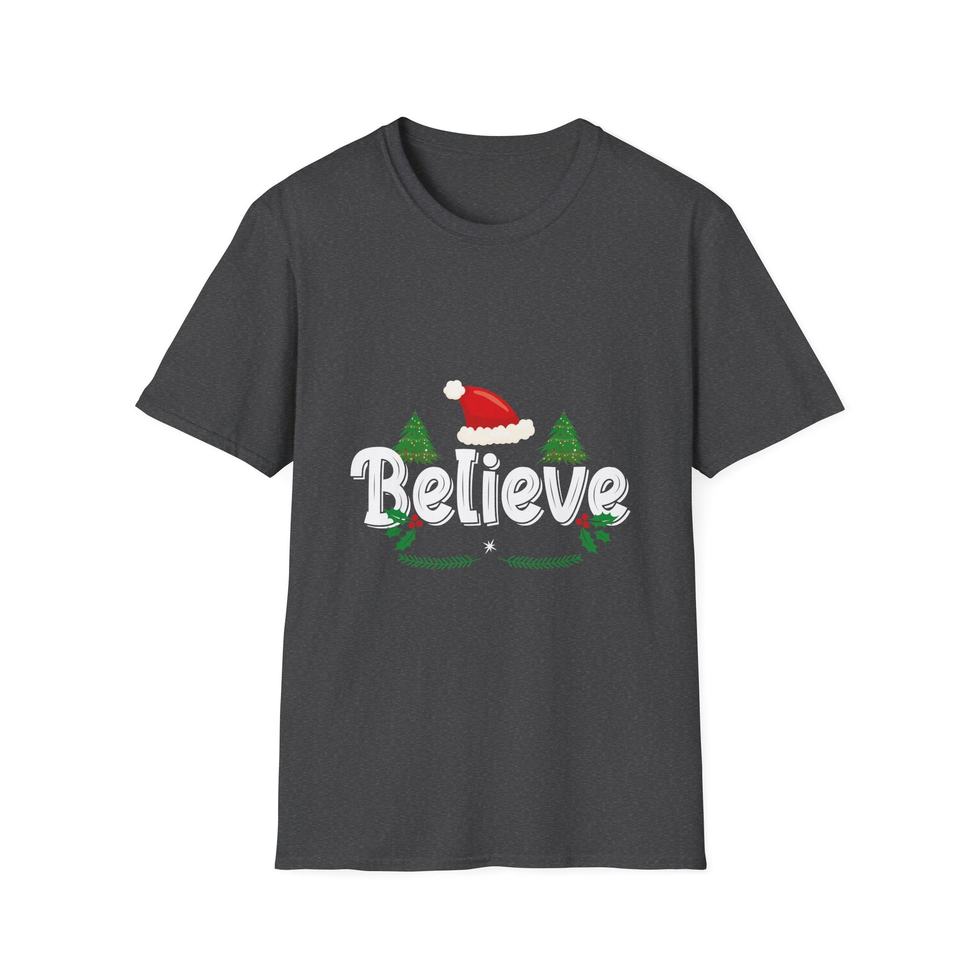 Believe Christmas Shirt Xmas Graphic  Christmas Vacation Unisex T-Shirt