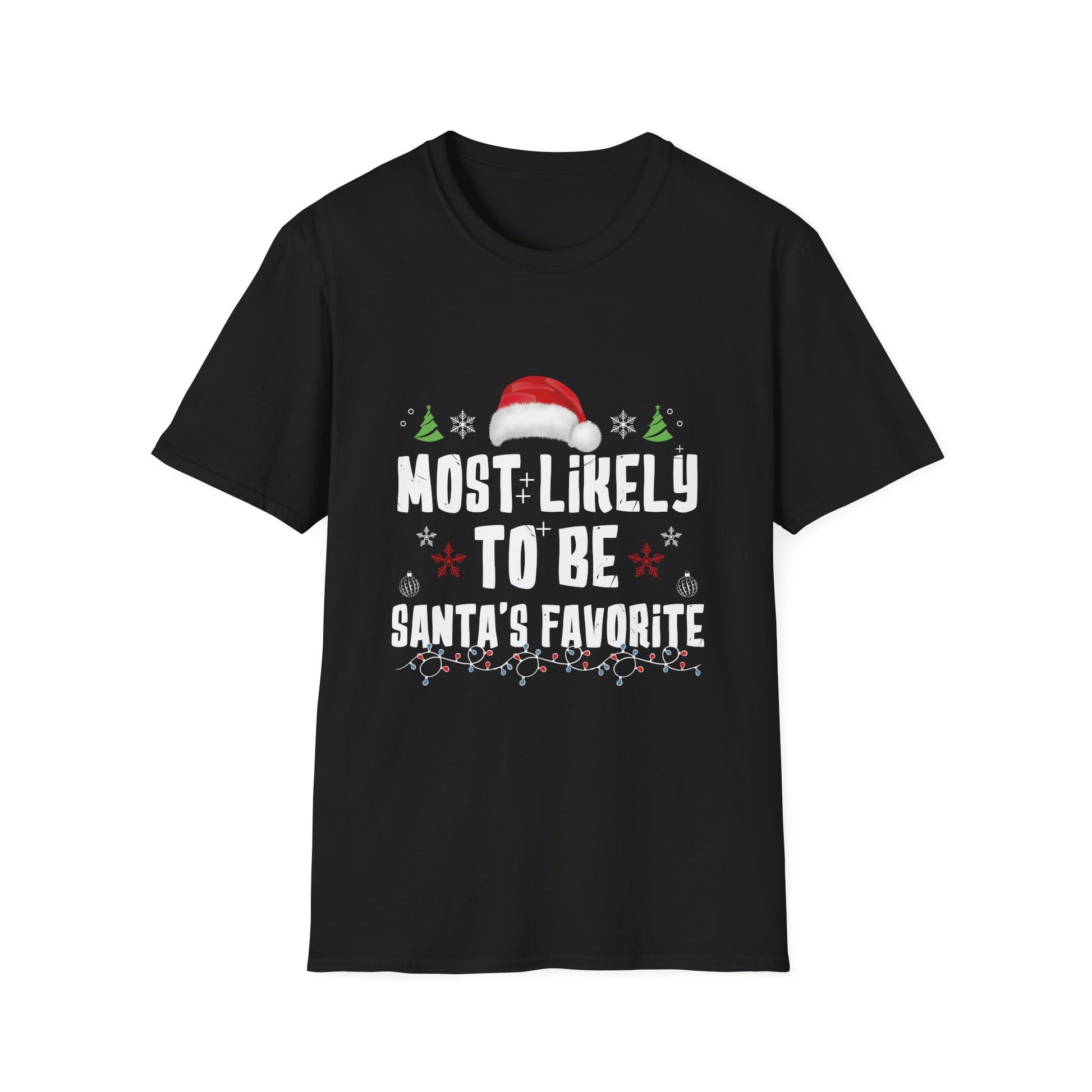 Most Likely To Be Santa_s Favorite Christmas Family Matching T-Shirt