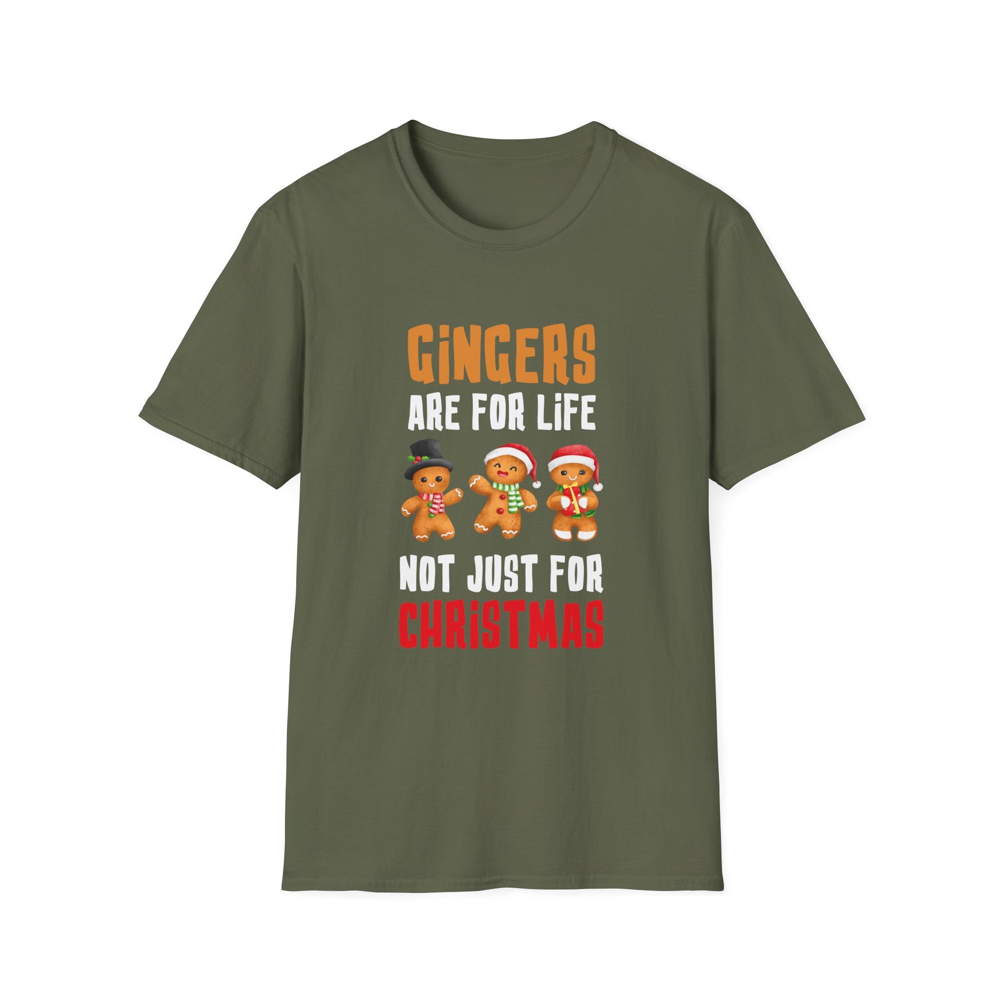Gingers Are For Life Not Just for Christmas Gingerbread Unisex T-Shirt