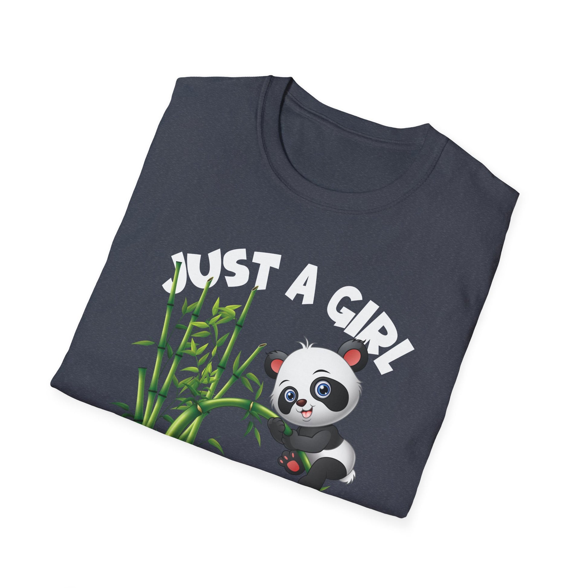 Just A Girl Who Loves Pandas Cute Kawaii Panda Girls Womens Unisex T-Shirt