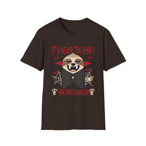 Sloth Vampire Halloween T-Shirt – 