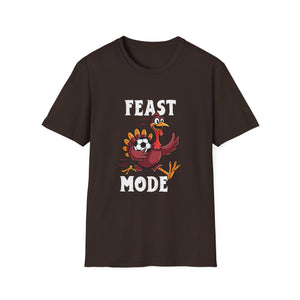 Football Thanksgiving Feast Mode Turkey Thanksgiving  Unisex T-Shirt