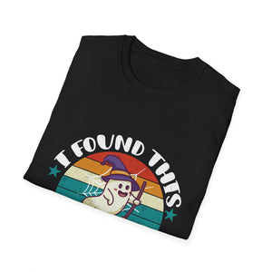 I Found This Humrus T-Shirt — Cute Hummus Ghost Retro Vegan Food Tee
