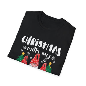 Christmas With My Gnomies T-Shirt — Cute Holiday Gnome Tee