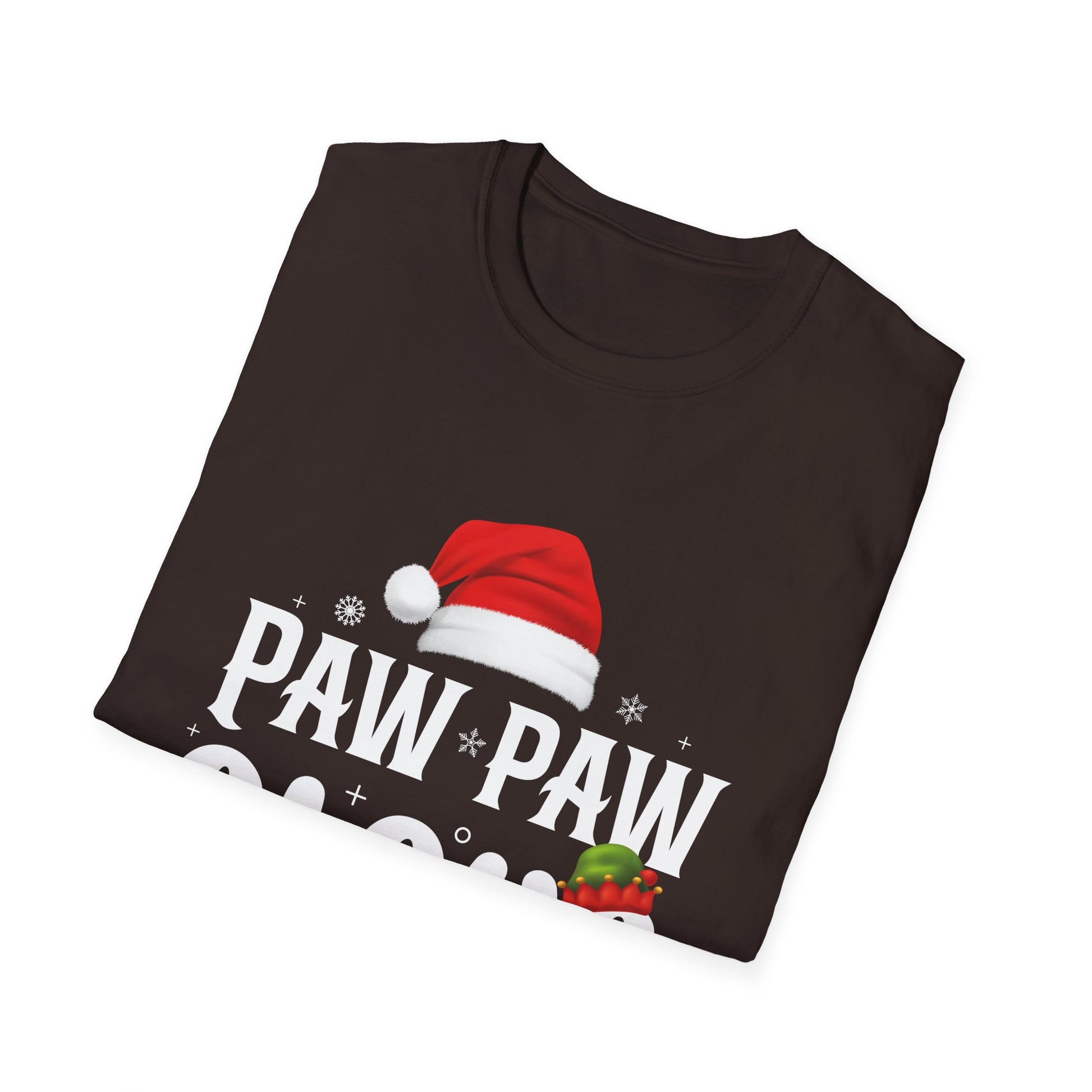 Paw Paw Claus Christmas Santa Family Matching Pajamas Xmas T-Shirt